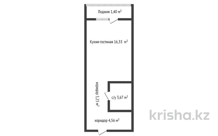 1-комнатная квартира, 29.19 м², 16/16 этаж, Темирбаева 50