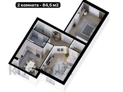 2-бөлмелі пәтер · 84.5 м² · 6/8 қабат, 29а мкр — Рядом с отелем Nur plaza, бағасы: 15.1 млн ₸ в Актау
