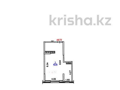 1-комнатная квартира · 42 м² · 9/9 этаж, Кульджинский тракт — ПРОХОДИТ ПО АЛМАТЫ ЖАСТАРЫ за 20.5 млн ₸ в Алматы, Медеуский р-н