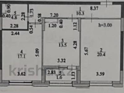 2-бөлмелі пәтер · 67 м² · 5/12 қабат, Тауелсиздик 56/2, бағасы: 49.9 млн ₸ в Астане, Сарайшык р-н