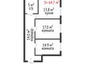 2-комнатная квартира, 64 м², 1/4 этаж, Чапаева за 19 млн 〒 в  — фото 14