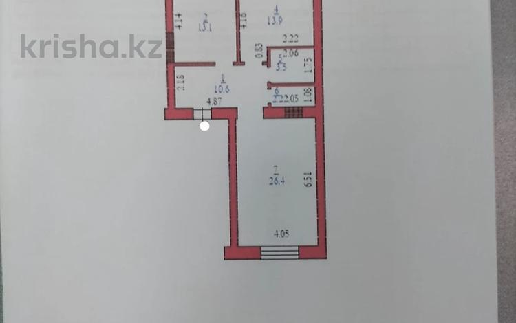 2-комнатная квартира, 72.2 м², 1/9 этаж, мкр. Алтын орда, Алия Молдагуловой за 23.5 млн 〒 в Актобе, мкр. Алтын орда — фото 4