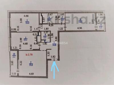 3-комнатная квартира · 87.3 м² · 15/15 этаж, Кабанбай батыра 48А за 51 млн 〒 в Астане, Есильский р-н