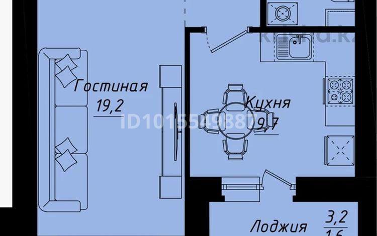 1-бөлмелі пәтер · 39 м² · 12/12 қабат, пересечение ул Казыбек Би и Е75,Е77 (рядом с пересечением улиц Туран и Улы дала) 40 — Улы Дала - Туран, бағасы: 24 млн ₸ в Астане, Нура р-н — фото 2