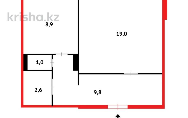 1-комнатная квартира · 41.9 м² · 2/10 этаж, мкр Юго-Восток, Мкр Юго-Восток ул. Таттимбета — ТД Магнум за 15.5 млн ₸ в Караганде, Казыбек би р-н — фото 6