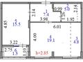 2-бөлмелі пәтер · 53.3 м² · 6/9 қабат, E-669 13, бағасы: 36 млн ₸ в Астане, Есильский р-н — фото 9