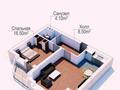 2-бөлмелі пәтер · 65 м² · 6/7 қабат, 16-й мкр 35/1, бағасы: 19 млн ₸ в Актау — фото 3
