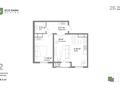 2-бөлмелі пәтер · 56.8 м² · 7/9 қабат, Учетный квартал 305, бағасы: 33.5 млн ₸ в Алматы, Наурызбайский р-н — фото 9