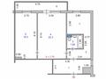 2-бөлмелі пәтер · 63.7 м² · 9/12 қабат, Жилгородок ш/а. 36 — Тургенева 36, бағасы: 14.5 млн ₸ в Актобе, мкр Жилгородок — фото 4