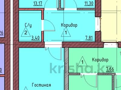 2-комнатная квартира · 55.93 м² · 5/5 этаж, Сарыарка 14б за ~ 16.8 млн 〒 в Кокшетау