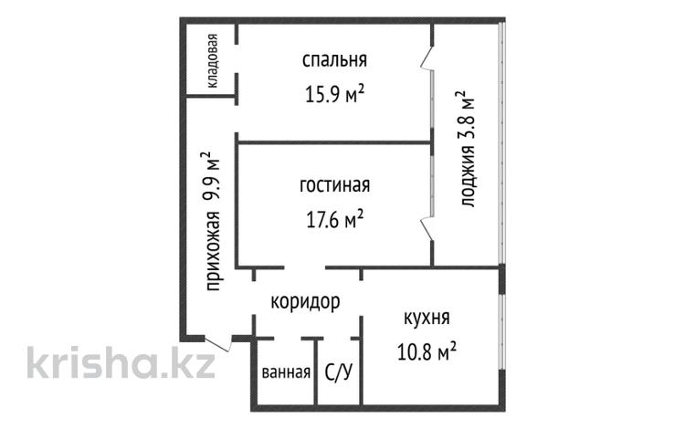 2-комнатная квартира · 69.8 м² · 1/9 этаж, Базовая 4/1 за 26.3 млн ₸ в Усть-Каменогорске — фото 2