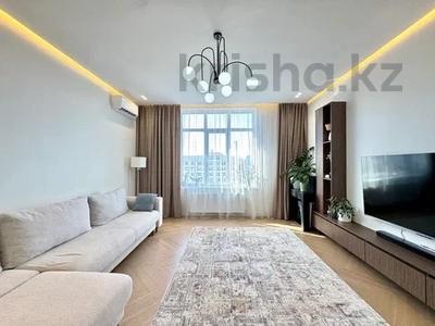 3-бөлмелі пәтер · 95 м² · 9/9 қабат, Керей и Жанибек хандар 42, бағасы: 83 млн ₸ в Астане, Есильский р-н
