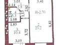 1-бөлмелі пәтер · 44 м² · 7/9 қабат, Б. Момушулы 38/2, бағасы: 23.5 млн ₸ в Астане, Алматы р-н