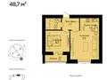 2-комнатная квартира · 48.7 м² · 12/12 этаж, Улы дала — Пересечение с ул. Толе би за 26.5 млн ₸ в Астане, Нура р-н — фото 5