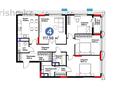 4-бөлмелі пәтер · 117.58 м² · 11/17 қабат, Хусейн бен Талал 37 — Касыма Кайсенова, бағасы: 93.5 млн ₸ в Астане, Есильский р-н — фото 2