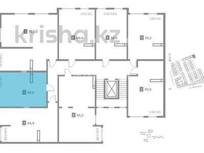 1-бөлмелі пәтер · 38.8 м² · 8/9 қабат, Шұғыла ш/а. 342/1, бағасы: ~ 22.6 млн ₸ в Алматы, Наурызбайский р-н