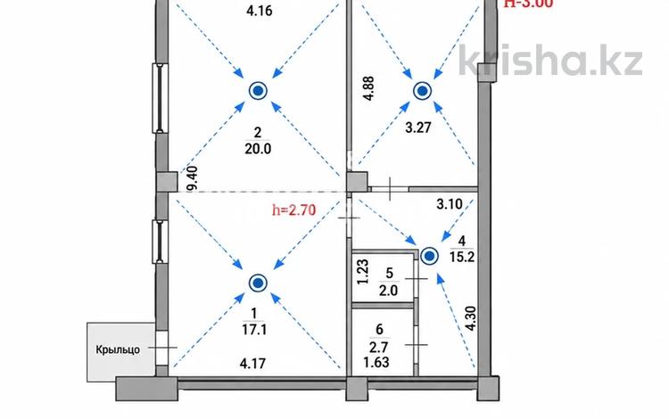 Свободное назначение · 67 м² за 400 000 ₸ в Астане, Нура р-н — фото 2