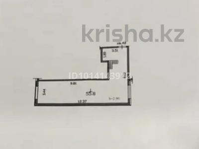 2-комнатная квартира · 55.8 м² · 5 этаж, мкр Кайрат, Сыбызгы 100 за 25 млн ₸ в Алматы, Турксибский р-н