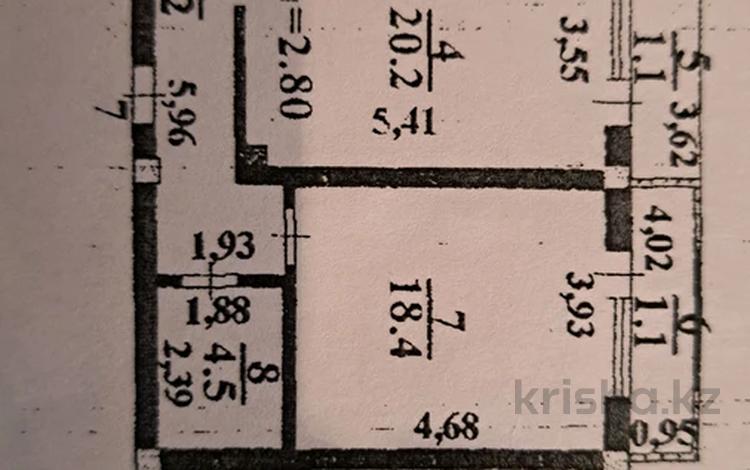 2-комнатная квартира, 72.5 м², 2/3 этаж, Наурызбай 7 за 20 млн 〒 в Каскелене — фото 2