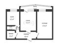 2-комнатная квартира, 48.2 м², 2/5 этаж, мкр 8, братьев жубановых за 15.5 млн 〒 в Актобе, мкр 8 — фото 11