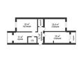 3-бөлмелі пәтер · 87 м² · 7/9 қабат, 8-й Микрорайон 22, бағасы: 51 млн ₸ в Костанае — фото 12