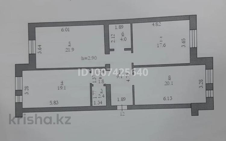 3-комнатная квартира · 96 м² · 5/5 этаж, мкр. Алтын орда — Санкибай батыр за 31.5 млн ₸ в Актобе — фото 2
