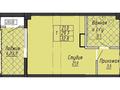 1-комнатная квартира, 32.8 м², Майлина 6 за 18 млн 〒 в Астане — фото 2