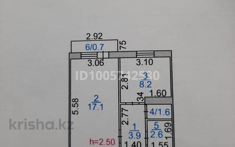 1-комнатная квартира · 34 м² · 8/9 этаж, Майкудук, 16й микрорайон 12 за ~ 8.3 млн ₸ в Караганде, Алихана Бокейханова р-н — фото 6