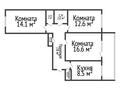 3-комнатная квартира · 68.7 м² · 8/10 этаж, Тауелсиздик 2Б за 35 млн 〒 в Костанае — фото 2