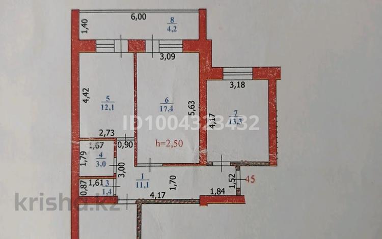 3-комнатная квартира · 76.6 м² · 4/5 этаж, мкр. Зачаганск пгт 95 за 27 млн ₸ в Уральске — фото 10