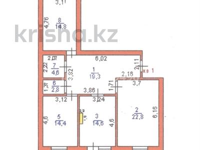 3-комнатная квартира · 93.3 м² · 2/5 этаж, А.Яссауи — А.Яссауи за 26 млн 〒 в Туркестане