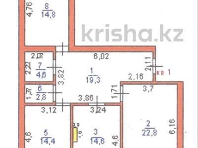 3-бөлмелі пәтер · 93.3 м² · 2/5 қабат, АДЦ — А.Яссауи, бағасы: 25 млн ₸ в Туркестане