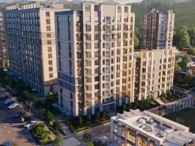 3-бөлмелі пәтер · 71.55 м² · 3/12 қабат, Ақжар ш/а., Белжайлау 47а, бағасы: ~ 60.7 млн ₸ в Алматы, Наурызбайский р-н