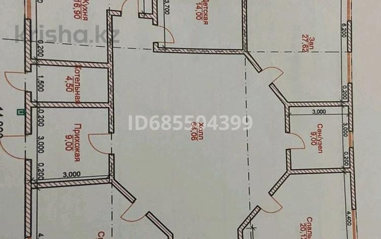 Отдельный дом • 4 комнаты • 255 м² • 8 сот., Мкр Акжар — 16 көше за 21 млн 〒 в Атырау — фото 4