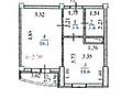 1-комнатная квартира · 35.6 м² · 4/6 этаж, Е-128 7, 7/2,7/1 — Коргалжынское шоссе за ~ 18 млн ₸ в Астане, Нура р-н — фото 26