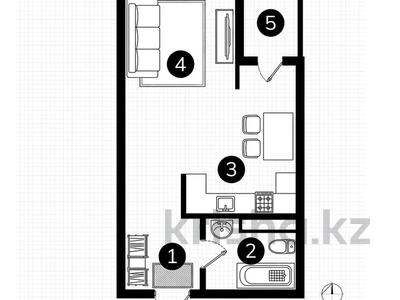 1-бөлмелі пәтер · 36 м² · 5/7 қабат, Естай 39/3, бағасы: 17.6 млн ₸ в 
