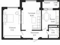 2-бөлмелі пәтер · 60 м² · 2/9 қабат, Казыбек Би 9 — Қазыбек би төле би, бағасы: 44.5 млн ₸ в Астане, Нура р-н — фото 10