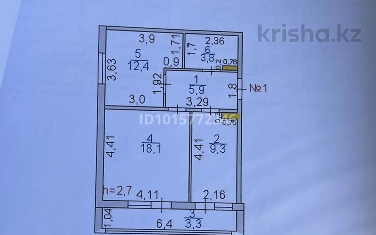 2-бөлмелі пәтер · 52.8 м² · 1 қабат, Айналма тас жолы, бағасы: 22 млн ₸ в Туркестане — фото 2