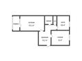 2-комнатная квартира · 64.7 м² · 2/5 этаж, Чкалова за 28.5 млн ₸ в Костанае — фото 12