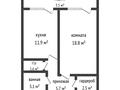 1-бөлмелі пәтер · 47.1 м² · 1/9 қабат, Береке 61, бағасы: 20.5 млн ₸ в Костанае — фото 2
