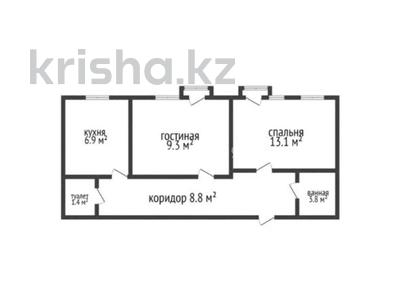 2-комнатная квартира · 43.3 м² · 3/9 этаж, Парковая 102 — 17 школы за 8 млн 〒 в Рудном