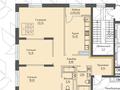 3-бөлмелі пәтер · 98.79 м² · 13/17 қабат, Жамакаева 70 — Уранхаева, бағасы: 65 млн ₸ в Семее