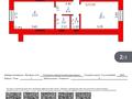 1-бөлмелі пәтер, 58.4 м², 1/5 қабат, мкр. Алтын орда 12Л — Напротив ресторана 1001 ночь, бағасы: 16 млн 〒 в Актобе, мкр. Алтын орда