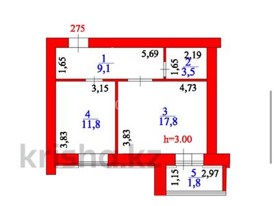 1-комнатная квартира · 44 м² · 12/12 этаж, Жумекен Нажимеденов 46 — Нажмиденова - мост Улы Дала за 19.8 млн ₸ в Астане, Сарайшык р-н