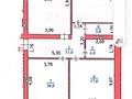 3-бөлмелі пәтер · 105 м² · 3/5 қабат, Ескі аэропорт ш/а., Сырым Датова 56/1, бағасы: 45.5 млн ₸ в Уральске, мкр Старый Аэропорт — фото 34