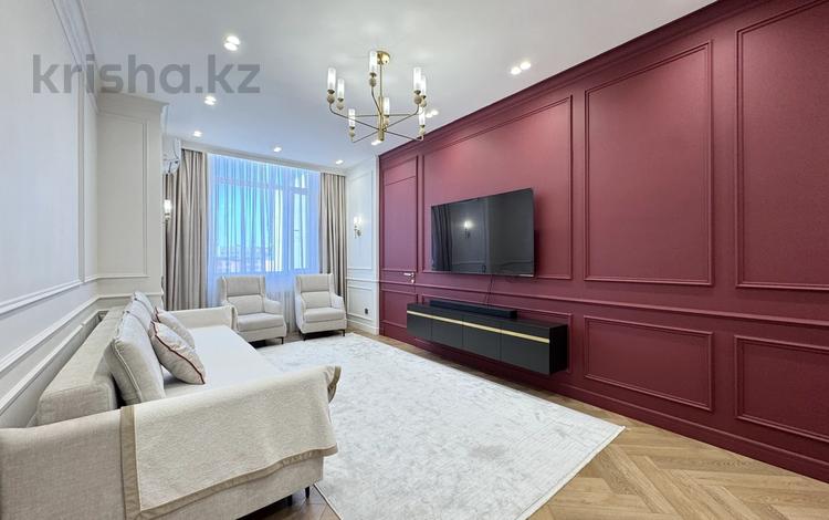 5-комнатная квартира · 142 м² · 11/12 этаж, Толе би 25/1 — Дизайнерский ремонт за 115 млн 〒 в Астане, Нура р-н — фото 2