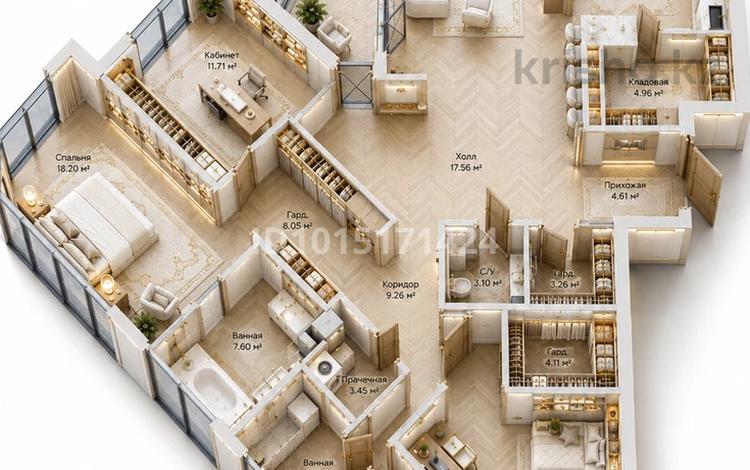 5-бөлмелі пәтер · 179.82 м² · 2/9 қабат, Хусейн бен Талал 37 — Жошы Хан, бағасы: 140 млн ₸ в Астане, Есильский р-н — фото 3