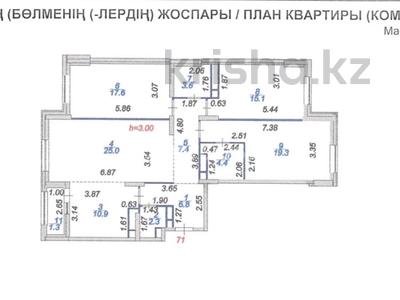 4-комнатная квартира · 112.4 м² · 7/9 этаж, Абубакир Тыныбаев 5 — Анатолий Храпатый за 108 млн 〒 в Астане, Алматы р-н