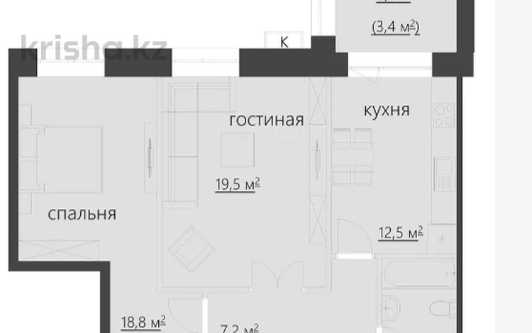 2-комнатная квартира · 68.3 м² · 2/5 этаж, мкр Михайловка , Крылова 15 за ~ 35.5 млн ₸ в Караганде, Казыбек би р-н — фото 28