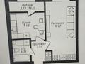 1-бөлмелі пәтер · 38.13 м² · 6/9 қабат, Жубан Молдагалиев 6г, бағасы: 30 млн ₸ в Астане, Нура р-н